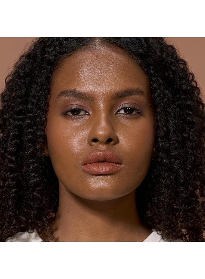 كيرو أحمر شفاه سائل غير لامع من كيرو، لون بني باهت (بني هادئ)، 5 مل | غني بالأصباغ، يدوم طويلاً، مرطب | مقاوم للماء، لا يتلطخ، خفيف الوزن | غني بزيت الأفوكادو والمشمش - Image 3